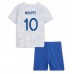 Frankrike Kylian Mbappe #10 Replika Babykläder Borta matchkläder barn VM 2022 Korta ärmar (+ Korta byxor)